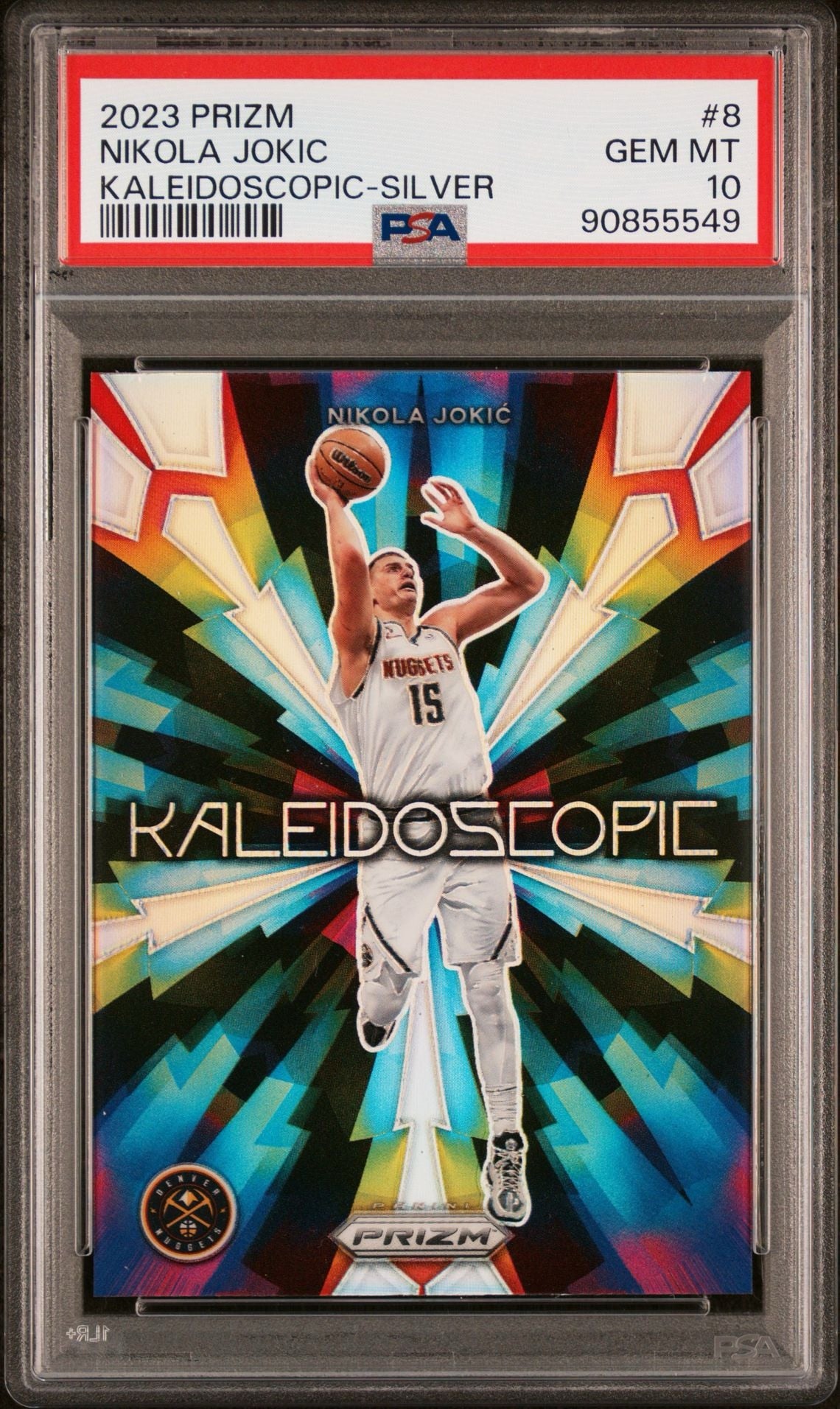 2023 Select Nikola Jokic Kaleidoscopic- Silver PSA 10